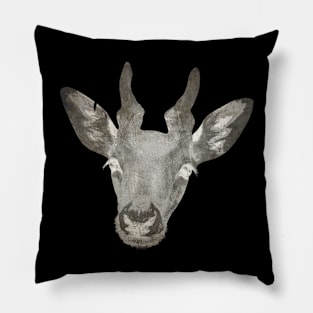 head deer abstract Pillow