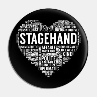 Stagehand Heart Pin