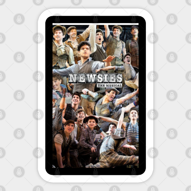 Newsies Broadway Musical Collage Newsies Broadway Musical Collage Sticker Teepublic Newsies Broadway Musical Collage Newsies Broadway Musical Collage Sticker Teepublic