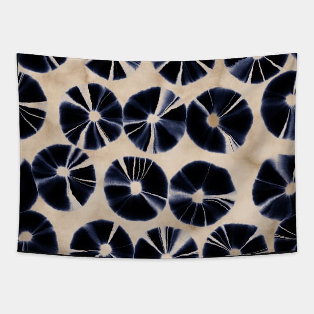 Tie Dye Shrooms Tapestry by Esprit-Mystique