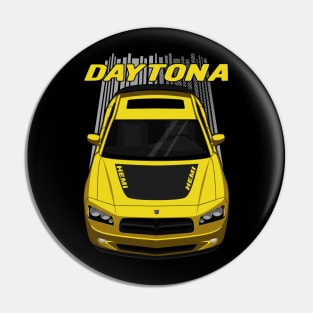 Custom Yellow Charger Daytona Pin