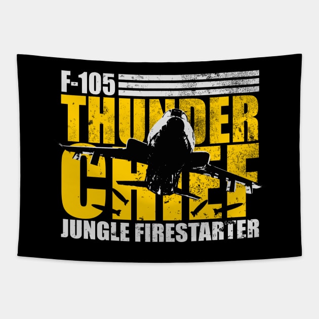 F-105 Thunderchief Tapestry by TCP