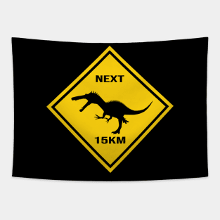 ATTENTION BARYONYX Crosses The Street Design Tapestry