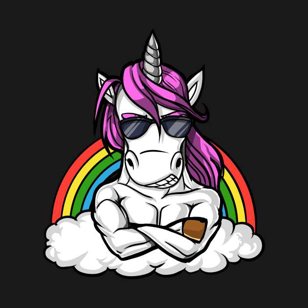 Unicorn Bodybuilder by underheaven