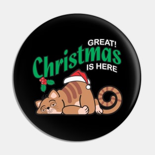 Christmas To Do List - Christmas Cat Pin