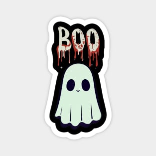 Cute Boo Ghost Magnet