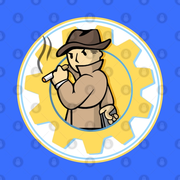 Vault Boy Fallout - Mysterious Stranger by Isbaeolen 