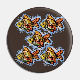 Goldfish Pin