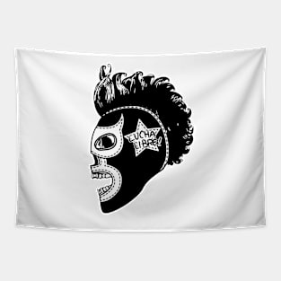 Calavera Luchador Tapestry