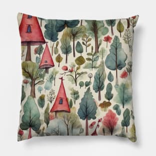 Enchanted Forest Dreams V1 Pillow