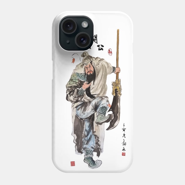 General Guan on One Leg Phone Case by Huluhua