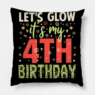 I'ts My 4th Birthday Gift Pillow
