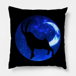 Ram silhouette art Pillow