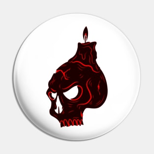 Devil Skull Horror Halloween Pin