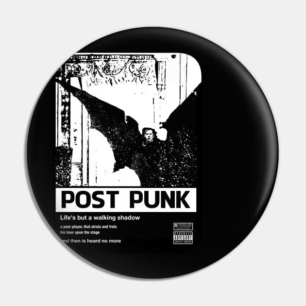 POST PUNK Pin by theanomalius_merch