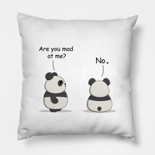 Cute pandas comic Pillow