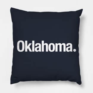 Oklahoma. Pillow