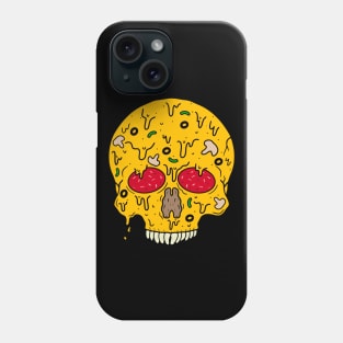 Pizza Skull Phone Case