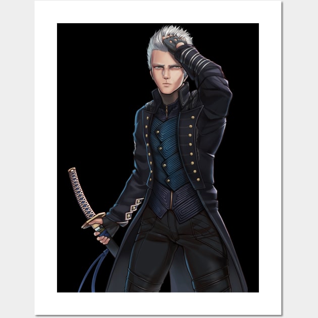 Devil May Cry 5 - Vergil Painting Art Board Print for Sale by  BubbleGumBeeArt