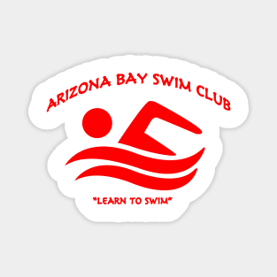 Red Swim Club Bay Arizona Magnet