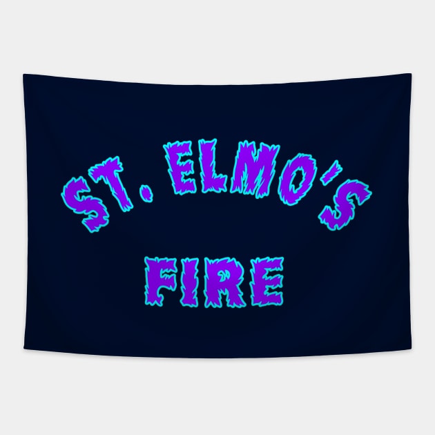 St Elmos Fire Tapestry by Lyvershop