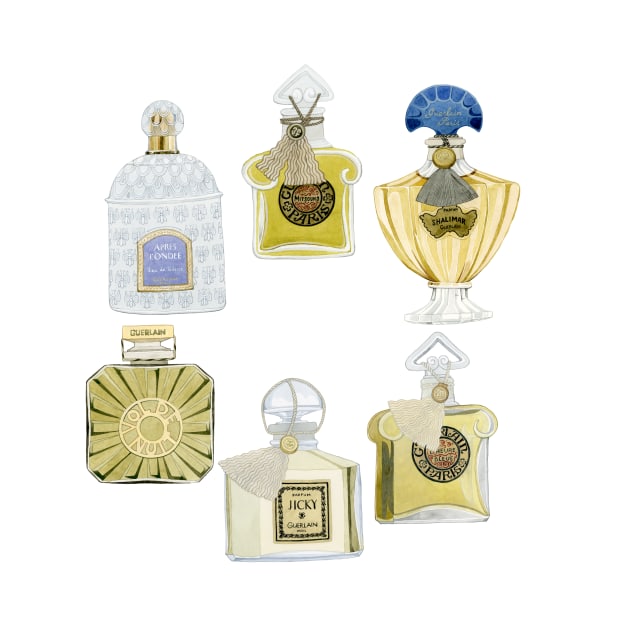 Guerlain Perfumes by Golden Section