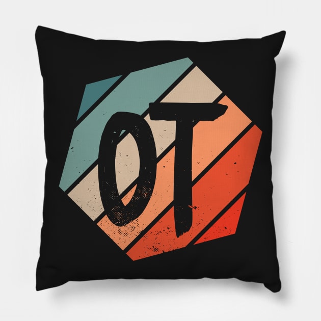 OT Occupational Therapy Therapist Month Gift design Pillow by theodoros20