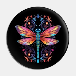 Dragonfly Halloween Pin