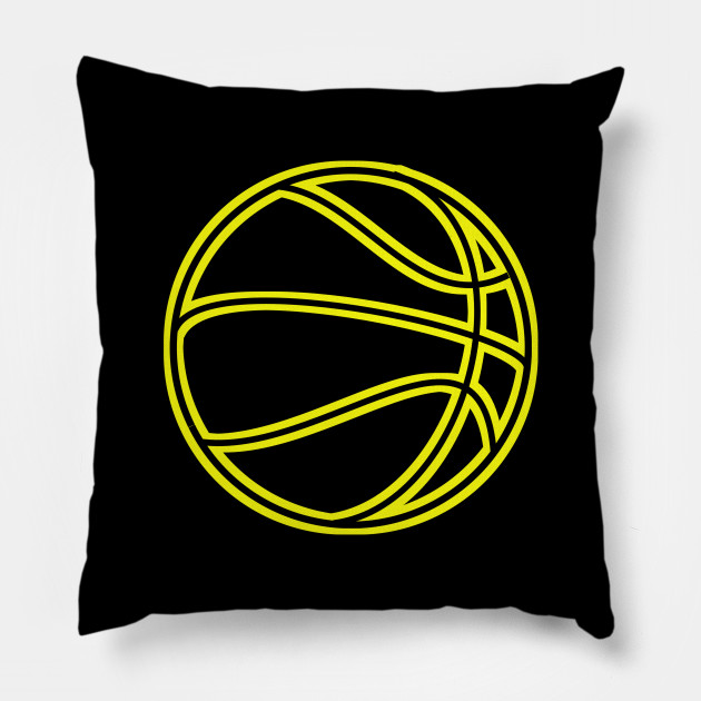 Basketball Vector - Yellow Black - Basketball Lovers Graphic Sports