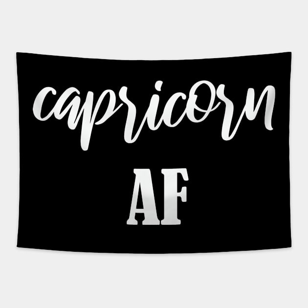 Capricorn AF Tapestry by jverdi28