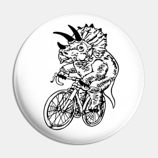 SEEMBO Dinosaur Triceratops Cycling Bicycle Biking Bicycling Bike Pin