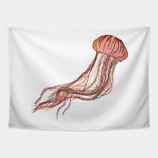 Jellyfish Sketch Tapestry