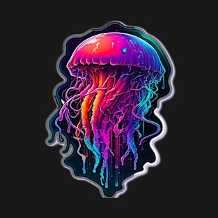 Jellyfish Sticker T-Shirt