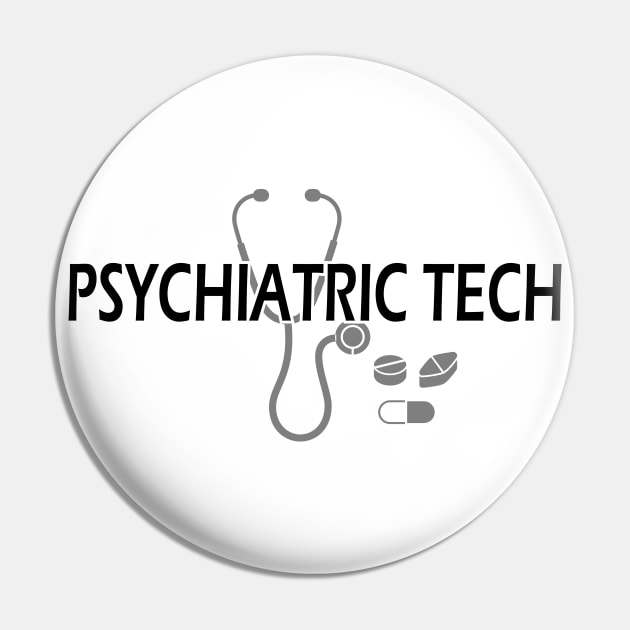 Psychiatric Tech Pin by KC Happy Shop