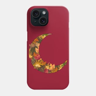 Autumn Leaves Moon Phone Case