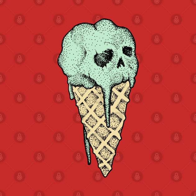 Ice cream skull by popcornpunk