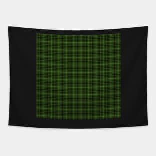 Suzy Hager "Aurelia" Plaid with Greens, Grey and Black for Prettique Tapestry