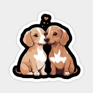 Cute Dachshund Magnet