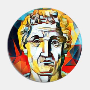 Anicius Manlius Severinus Boethius Abstract Portrait | Boethius Artwork 2 Pin