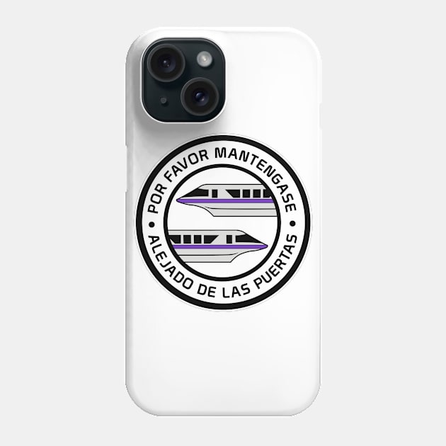 MonorailPorFavorPurple Phone Case by WdwRetro