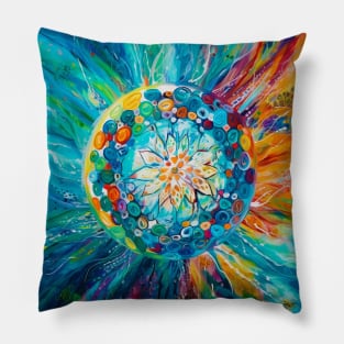 Embrace the Elements: Discover the Serenity of Inspired by Nature Mandala Designs Pillow