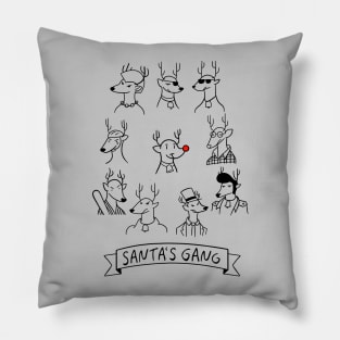 Santa's Gang Pillow