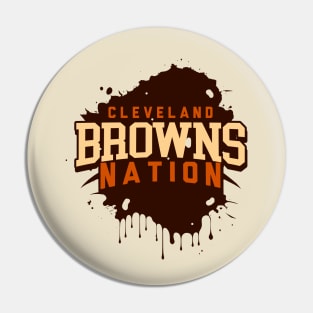 Cleveland Browns Nation Pin