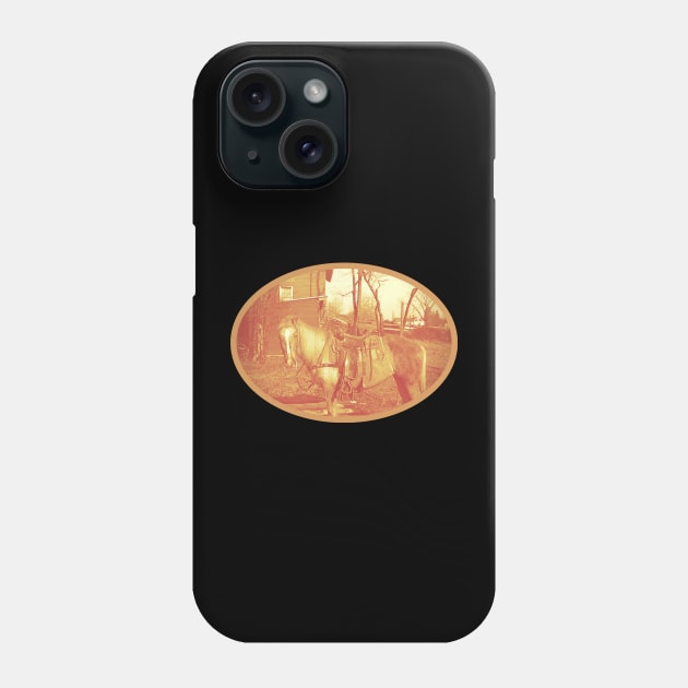 Retro Palomino Phone Case by The Golden Palomino