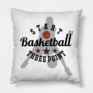 Start Basketball Start Three Point Pillow