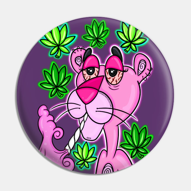 Pink Kush Pin by BreezyArtCollections 