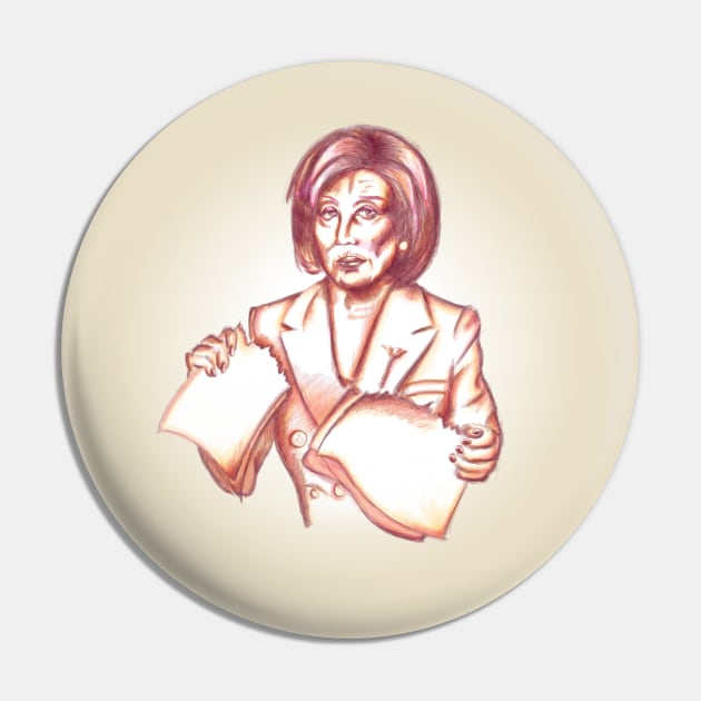 Nancy Pelosi Rips the Transcript Pin by steverodgers