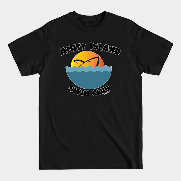 Discover JAWS Movie Amity Island Swim Club - Amity Island - T-Shirt