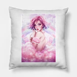 Aesthetic Bubblegum Cotton Candy Pillow