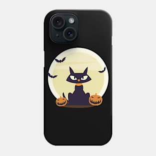 Black Cat Halloween Phone Case